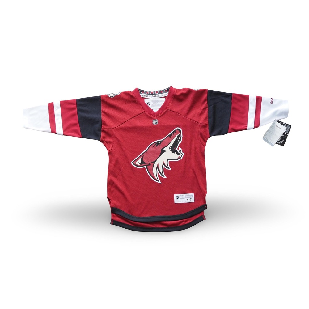 Reebok Arizona Coyotes NHL Home Hockey Jersey Youth 4-7 Red Black White New